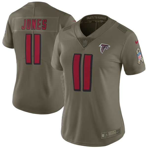 Women Nike Atlanta Falcons #11 Julio Jones Olive Salute To Service Limited Jersey,We sell and wholesale Women Nike Atlanta Falcons #11 Julio Jones Olive Salute To Service Limited Jersey on line form chian!