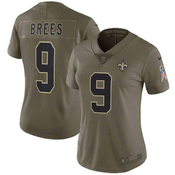 Women Nike New Orleans Saints #9 Drew Brees Olive Salute To Service Limited Jersey,We sell and wholesale Women Nike New Orleans Saints #9 Drew Brees Olive Salute To Service Limited Jersey on line form chian!