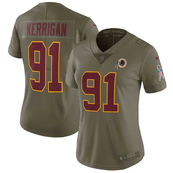 Women Nike Washington Redskins #91 Ryan Kerrigan Olive Salute To Service Limited Jersey,We sell and wholesale Women Nike Washington Redskins #91 Ryan Kerrigan Olive Salute To Service Limited Jersey on line form chian!