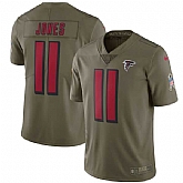 Youth Nike Atlanta Falcons #11 Julio Jones Olive Salute To Service Limited Jersey,baseball caps,new era cap wholesale,wholesale hats