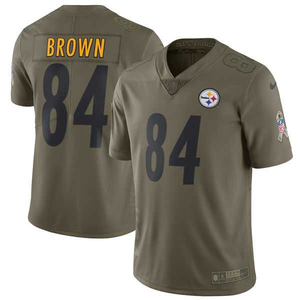Youth Nike Pittsburgh Steelers #84 Antonio Brown Olive Salute To Service Limited Jersey,We sell and wholesale Youth Nike Pittsburgh Steelers #84 Antonio Brown Olive Salute To Service Limited Jersey on line form chian!