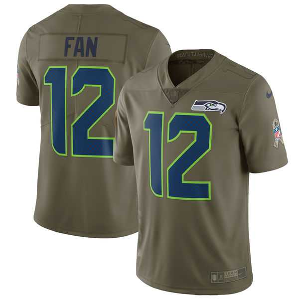 Youth Nike Seattle Seahawks #12 Fan Olive Salute To Service Limited Jersey,We sell and wholesale Youth Nike Seattle Seahawks #12 Fan Olive Salute To Service Limited Jersey on line form chian!