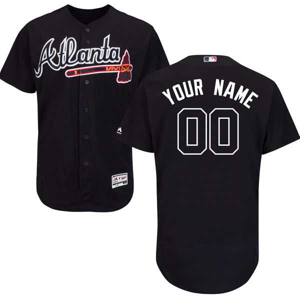 Customized Men's Atlanta Braves Navy Flexbase Jersey,We sell and wholesale Customized Men's Atlanta Braves Navy Flexbase Jersey on line form chian!