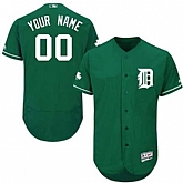 Customized Men's Detroit Tigers Green Celtic Flexbase Jersey,baseball caps,new era cap wholesale,wholesale hats