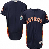Customized Men's Houston Astros Navy 2017 Spring Training Flexbase Collection Stitched Jersey
