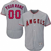 Customized Men's Los Angeles Angels Gray Flexbase Jersey,baseball caps,new era cap wholesale,wholesale hats
