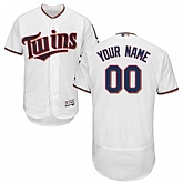 Customized Men's Minnesota Twins White Flexbase Jersey,baseball caps,new era cap wholesale,wholesale hats