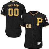 Customized Men's Pittsburgh Pirates Black Flexbase Jersey,baseball caps,new era cap wholesale,wholesale hats