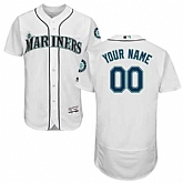 Customized Men's Seattle Mariners White Flexbase Jersey,baseball caps,new era cap wholesale,wholesale hats