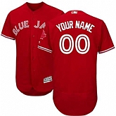 Customized Men's Toronto Blue Jays Red Flexbase Jersey,baseball caps,new era cap wholesale,wholesale hats