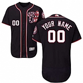 Customized Men's Washington Nationals Navy Flexbase Jersey,baseball caps,new era cap wholesale,wholesale hats