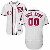Customized Men's Washington Nationals White Flexbase Jersey,baseball caps,new era cap wholesale,wholesale hats