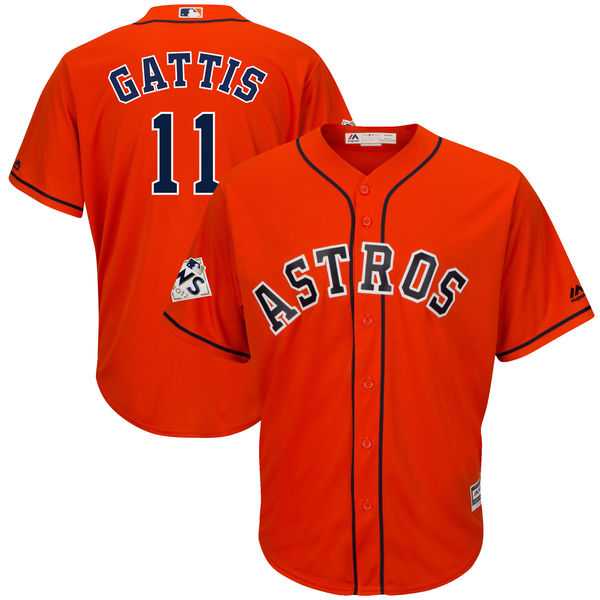 Houston Astros #11 Evan Gattis Orange 2017 World Series Bound Cool Base Player Jersey,We sell and wholesale Houston Astros #11 Evan Gattis Orange 2017 World Series Bound Cool Base Player Jersey on line form chian!