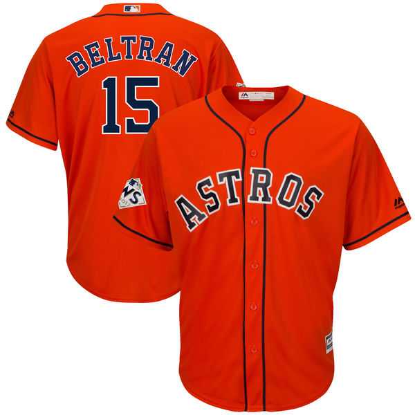 Houston Astros #15 Carlos Beltran Orange 2017 World Series Bound Cool Base Player Jersey,We sell and wholesale Houston Astros #15 Carlos Beltran Orange 2017 World Series Bound Cool Base Player Jersey on line form chian!