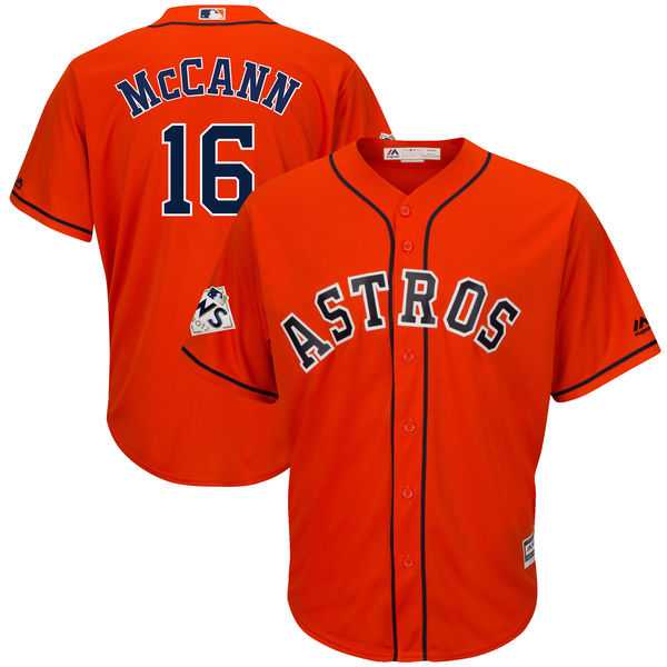 Houston Astros #16 Brian McCann Orange 2017 World Series Bound Cool Base Player Jersey,We sell and wholesale Houston Astros #16 Brian McCann Orange 2017 World Series Bound Cool Base Player Jersey on line form chian!