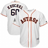 Houston Astros #60 Dallas Keuchel White 2017 World Series Bound Cool Base Player Jersey,baseball caps,new era cap wholesale,wholesale hats