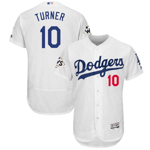 Los Angeles Dodgers #10 Justin Turner White 2017 World Series Bound Flexbase Player Jersey,We sell and wholesale Los Angeles Dodgers #10 Justin Turner White 2017 World Series Bound Flexbase Player Jersey on line form chian!