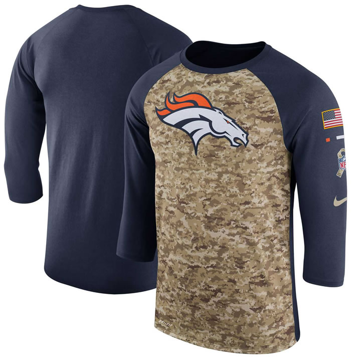 Men's Denver Broncos Nike Camo Navy Salute to Service Sideline Legend Performance Three-Quarter Sleeve T-Shirt 90Hou,We sell and wholesale Men's Denver Broncos Nike Camo Navy Salute to Service Sideline Legend Performance Three-Quarter Sleeve T-Shirt 90Hou on line form chian!