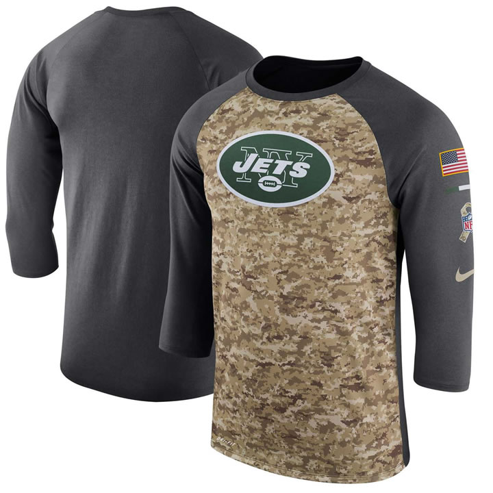 Men's New York Jets Nike Camo Anthracite Salute to Service Sideline Legend Performance Three-Quarter Sleeve T-Shirt 90Hou,We sell and wholesale Men's New York Jets Nike Camo Anthracite Salute to Service Sideline Legend Performance Three-Quarter Sleeve T-Shirt 90Hou on line form chian!