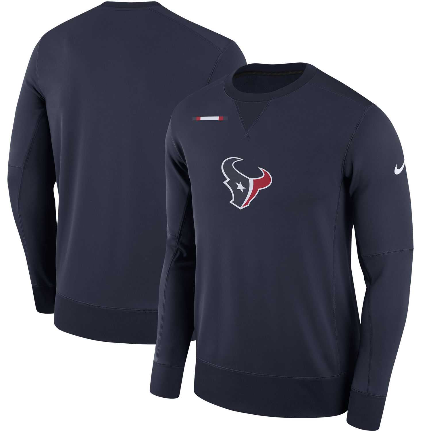 Men's Nike Houston Texans Nike Navy Sideline Team Logo Performance Sweatshirt 90Hou,We sell and wholesale Men's Nike Houston Texans Nike Navy Sideline Team Logo Performance Sweatshirt 90Hou on line form chian!