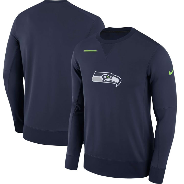 Men's Nike Seattle Seahawks Nike Navy Sideline Team Logo Performance Sweatshirt 90Hou,We sell and wholesale Men's Nike Seattle Seahawks Nike Navy Sideline Team Logo Performance Sweatshirt 90Hou on line form chian!