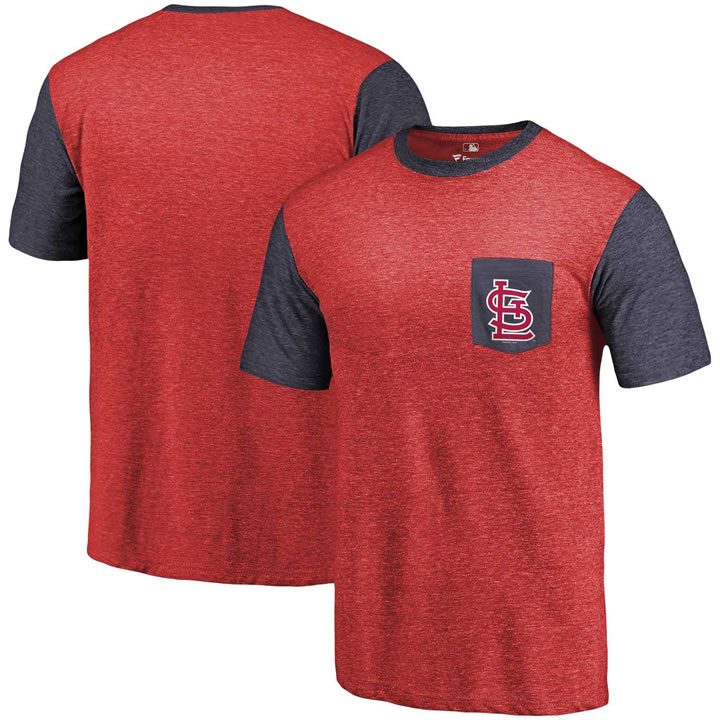 Men's St. Louis Cardinals Fanatics Branded Red-Navy Refresh Pocket T-Shirt 90Hou,We sell and wholesale Men's St. Louis Cardinals Fanatics Branded Red-Navy Refresh Pocket T-Shirt 90Hou on line form chian!