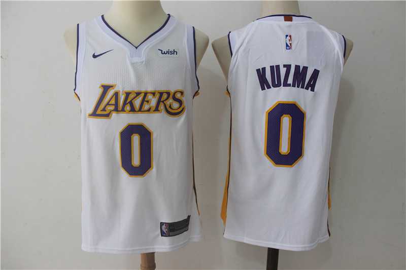 Nike Los Angeles Lakers #0 Kyle Kuzma White Stitched NBA Jersey,We sell and wholesale Nike Los Angeles Lakers #0 Kyle Kuzma White Stitched NBA Jersey on line form chian!