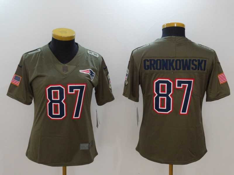 Women Nike New England Patriots #87 Gronkowski Olive Salute To Service Limited Jerseys,We sell and wholesale Women Nike New England Patriots #87 Gronkowski Olive Salute To Service Limited Jerseys on line form chian!