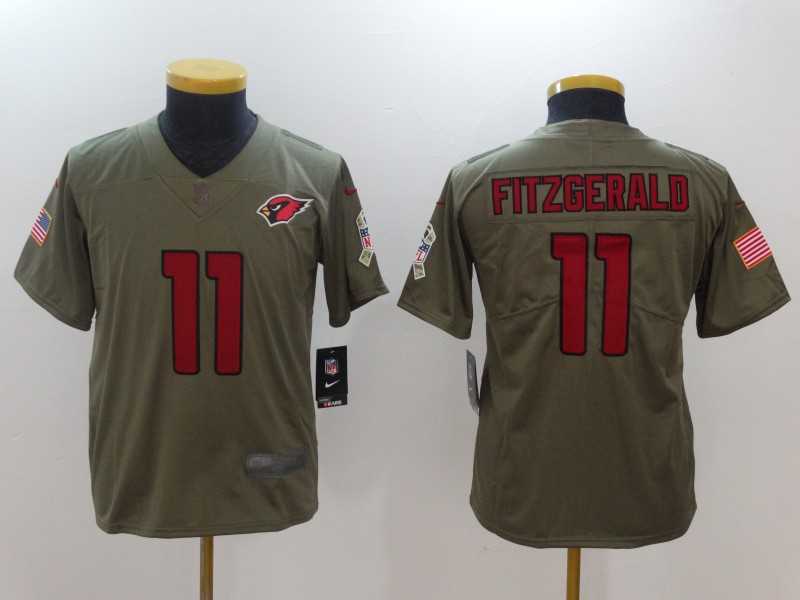 Youth Nike Arizona Cardinals #11 Larry Fitzgerald Olive Salute To Service Limited Jerseys,We sell and wholesale Youth Nike Arizona Cardinals #11 Larry Fitzgerald Olive Salute To Service Limited Jerseys on line form chian!