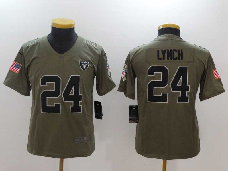 Youth Nike Oakland Raiders #24 Marshawn Lynch Olive Salute To Service Limited Jerseys,We sell and wholesale Youth Nike Oakland Raiders #24 Marshawn Lynch Olive Salute To Service Limited Jerseys on line form chian!