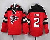 Atlanta Falcons #2 Matt Ryan Red Player Stitched Pullover NFL Hoodie,baseball caps,new era cap wholesale,wholesale hats