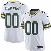 Customized Men & Women & Youth Nike Packers White Vapor Untouchable Player Limited Jersey
