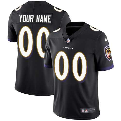 Customized Men & Women & Youth Nike Ravens Black Vapor Untouchable Player Limited Jersey,We sell and wholesale Customized Men & Women & Youth Nike Ravens Black Vapor Untouchable Player Limited Jersey on line form chian!