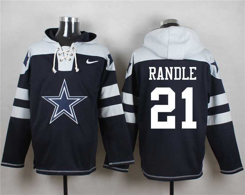 Dallas Cowboys #21 Joseph Randle Navy Blue Player Stitched Pullover NFL Hoodie,We sell and wholesale Dallas Cowboys #21 Joseph Randle Navy Blue Player Stitched Pullover NFL Hoodie on line form chian!