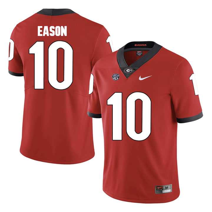 Georgia Bulldogs #10 Jacob Eason Red College Football Jersey DingZhi,We sell and wholesale Georgia Bulldogs #10 Jacob Eason Red College Football Jersey DingZhi on line form chian!