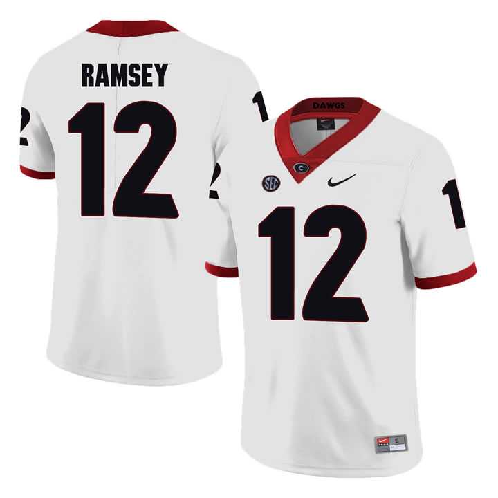 Georgia Bulldogs #12 Brice Ramsey White College Football Jersey DingZhi,We sell and wholesale Georgia Bulldogs #12 Brice Ramsey White College Football Jersey DingZhi on line form chian!