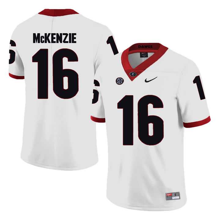 Georgia Bulldogs #16 Isaiah McKenzie White College Football Jersey DingZhi,We sell and wholesale Georgia Bulldogs #16 Isaiah McKenzie White College Football Jersey DingZhi on line form chian!