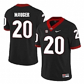 Georgia Bulldogs #20 Quincy Mauger Black College Football Jersey DingZhi,baseball caps,new era cap wholesale,wholesale hats