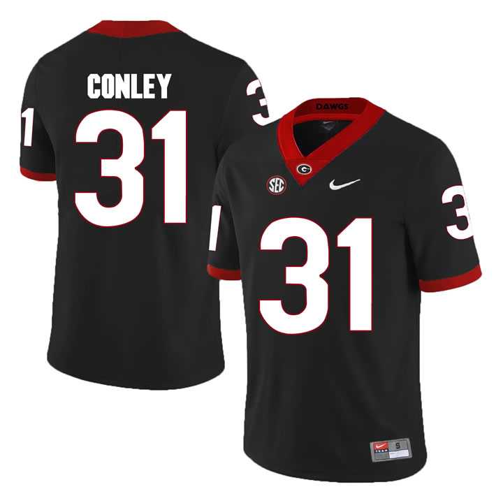 Georgia Bulldogs #31 Chris Conley Black College Football Jersey DingZhi,We sell and wholesale Georgia Bulldogs #31 Chris Conley Black College Football Jersey DingZhi on line form chian!