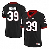 Georgia Bulldogs #39 Corey Moore Black College Football Jersey DingZhi,baseball caps,new era cap wholesale,wholesale hats