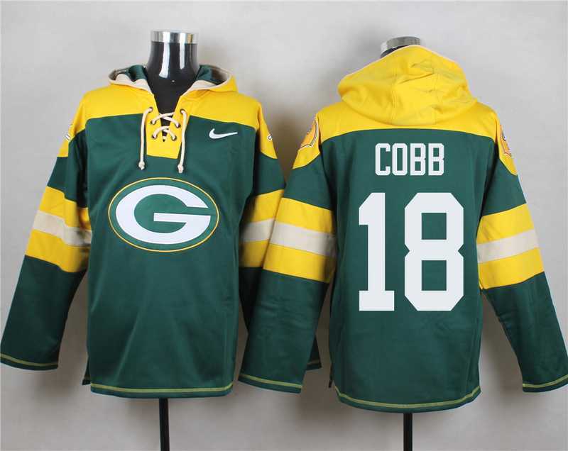 Green Bay Packers #18 Randall Cobb Green Player Stitched Pullover NFL Hoodie,We sell and wholesale Green Bay Packers #18 Randall Cobb Green Player Stitched Pullover NFL Hoodie on line form chian!