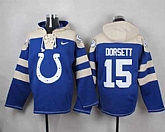 Indianapolis Colts #15 Phillip Dorsett Royal Blue Player Stitched Pullover NFL Hoodie,baseball caps,new era cap wholesale,wholesale hats