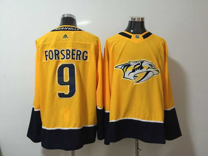 Nashville Predators #9 Filip Forsberg Yellow Adidas Stitched NHL Jersey,We sell and wholesale Nashville Predators #9 Filip Forsberg Yellow Adidas Stitched NHL Jersey on line form chian!
