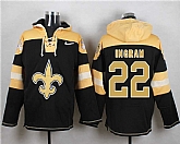 New Orleans Saints #22 Mark Ingram Black Player Stitched Pullover NFL Hoodie,baseball caps,new era cap wholesale,wholesale hats