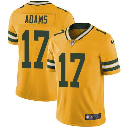 Nike Green Bay Packers #17 Davante Adams Yellow NFL Vapor Untouchable Player Limited Jersey,We sell and wholesale Nike Green Bay Packers #17 Davante Adams Yellow NFL Vapor Untouchable Player Limited Jersey on line form chian!