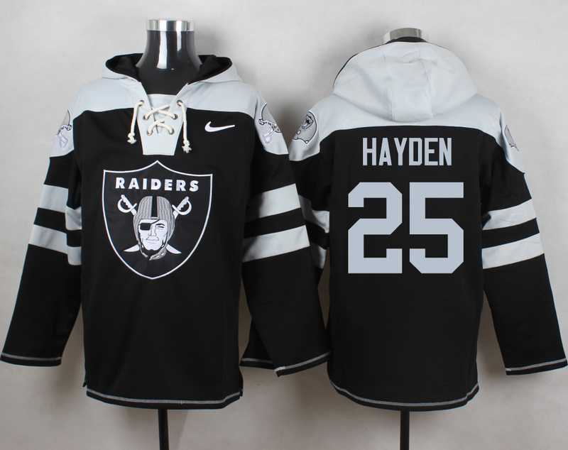 Oakland Raiders #25 D.J. Hayden Black Player Stitched Pullover NFL Hoodie,We sell and wholesale Oakland Raiders #25 D.J. Hayden Black Player Stitched Pullover NFL Hoodie on line form chian!