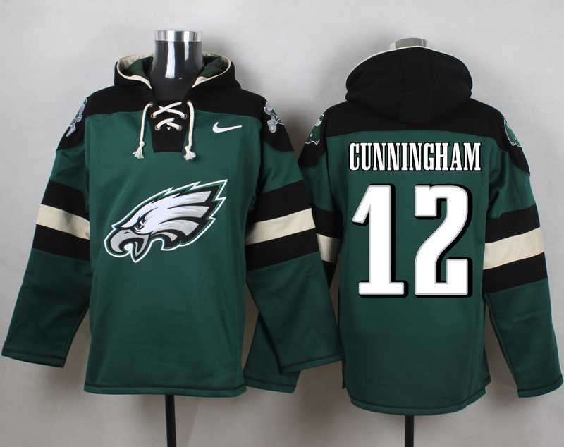 Philadelphia Eagles #12 Randall Cunningham Midnight Green Player Stitched Pullover NFL Hoodie,We sell and wholesale Philadelphia Eagles #12 Randall Cunningham Midnight Green Player Stitched Pullover NFL Hoodie on line form chian!