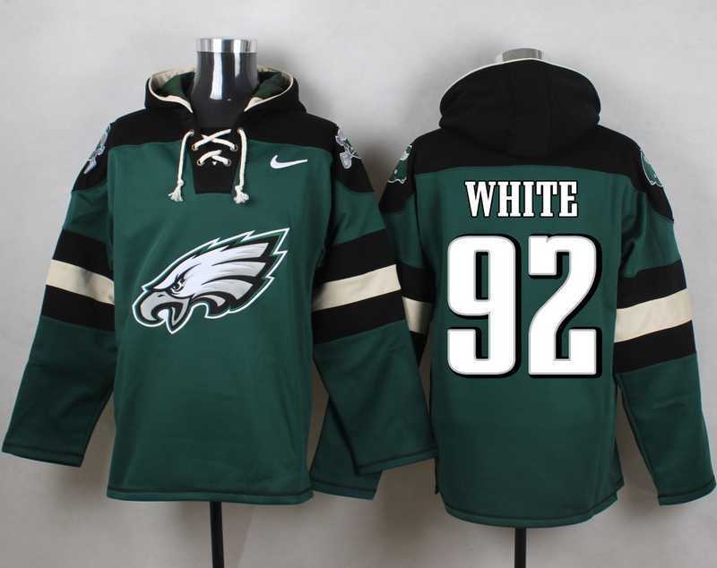 Philadelphia Eagles #92 Reggie White Midnight Green Player Stitched Pullover NFL Hoodie,We sell and wholesale Philadelphia Eagles #92 Reggie White Midnight Green Player Stitched Pullover NFL Hoodie on line form chian!