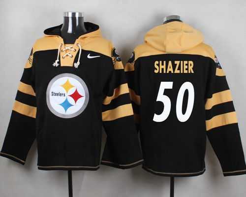 Pittsburgh Steelers #50 Ryan Shazier Black Player Stitched Pullover NFL Hoodie,We sell and wholesale Pittsburgh Steelers #50 Ryan Shazier Black Player Stitched Pullover NFL Hoodie on line form chian!