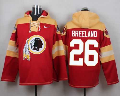 Washington Redskins #26 Bashaud Breeland Burgundy Red Player Stitched Pullover NFL Hoodie,We sell and wholesale Washington Redskins #26 Bashaud Breeland Burgundy Red Player Stitched Pullover NFL Hoodie on line form chian!